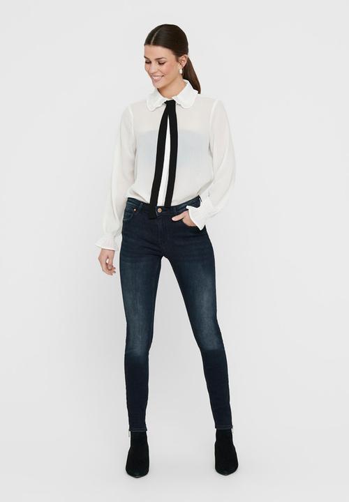 ONLY - Gerry long sleeve shirt - white