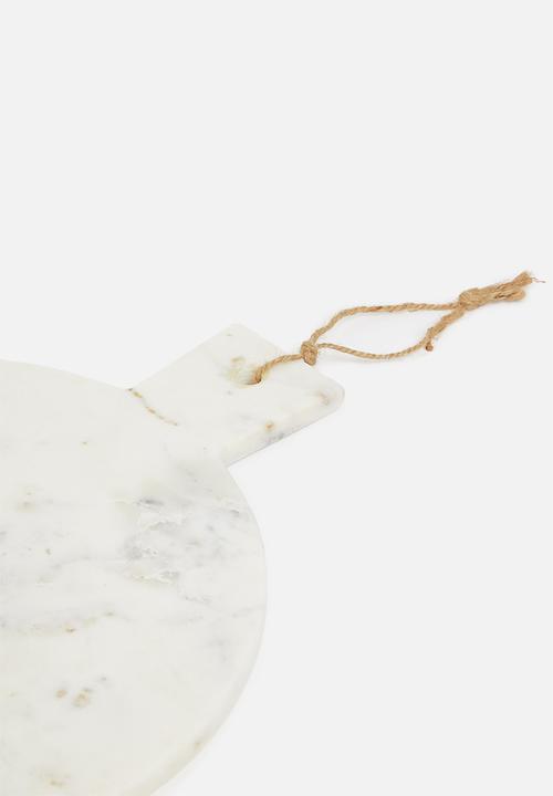 Sixth Floor - Marble chopping board -  white