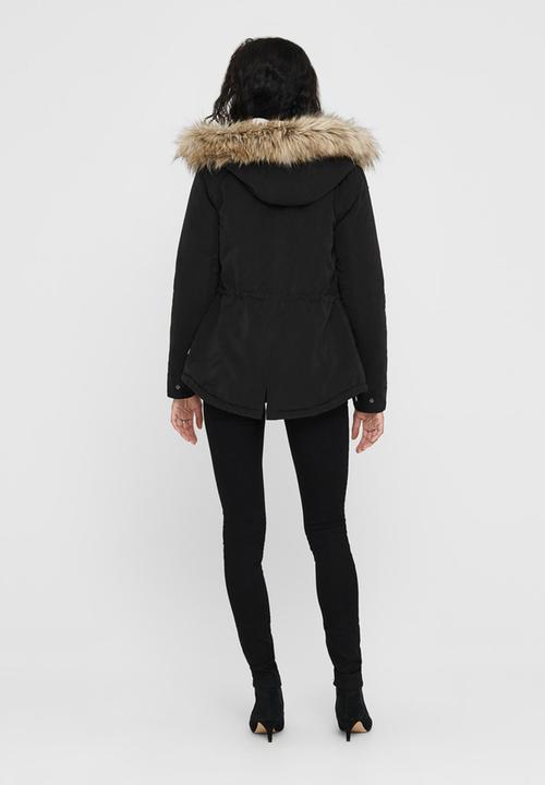 ONLY - New lucca parka jacket - black
