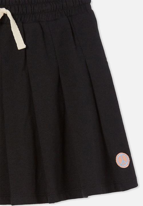 Cotton On - Heather pleated skirt - black