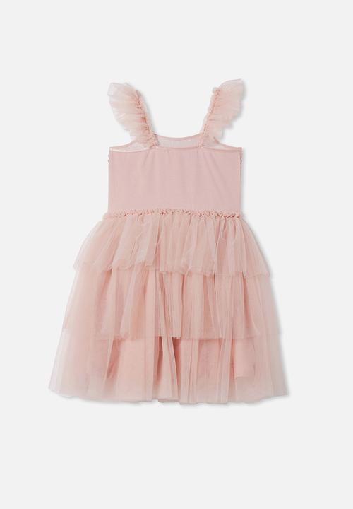 Cotton On - Iris dress up dress - dusty pink/sparkle
