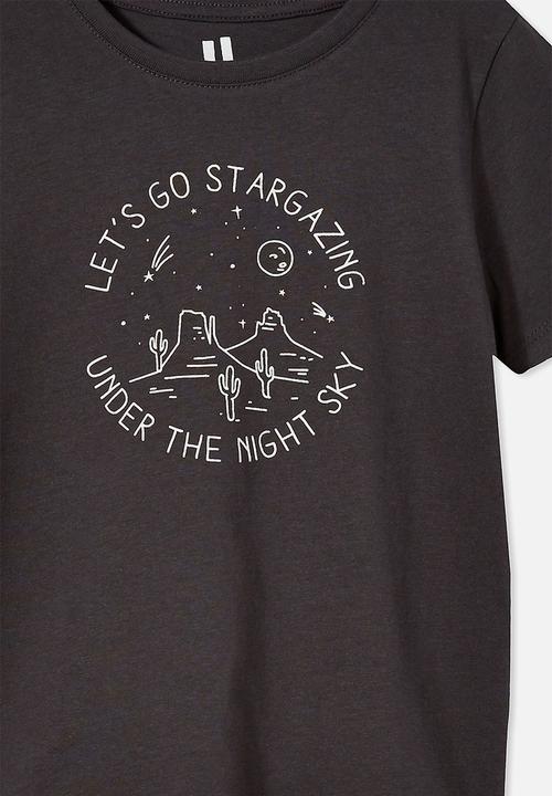 Cotton On - Penelope short sleeve tee - phantom/star gaze