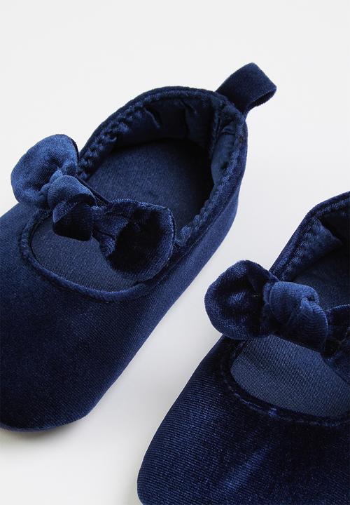 Pop Candy - Baby pump & headband set - navy