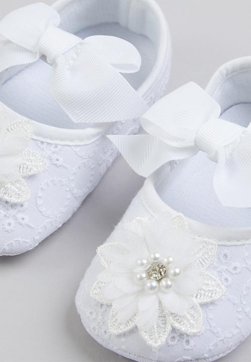 Pop Candy - Baby pump & headband set - white