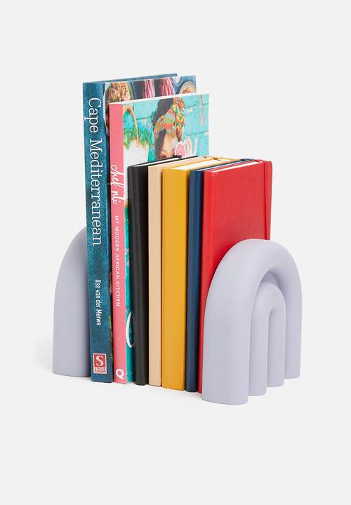 Sixth Floor - Kaia bookend set of 2 - soft blue