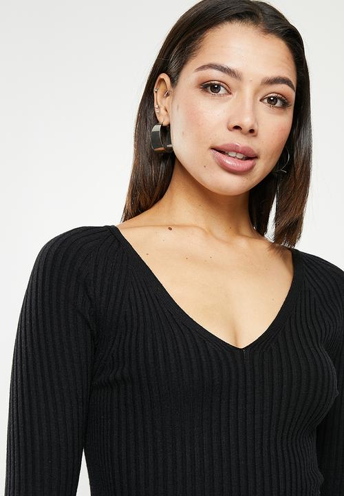 MANGO - Dress goleta - black