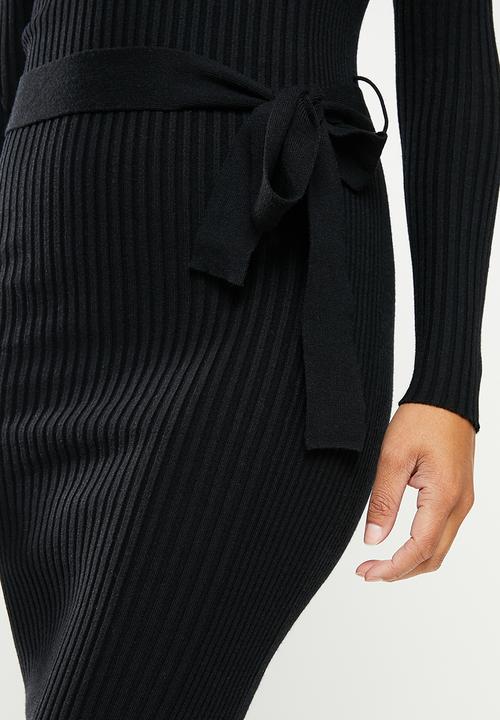 MANGO - Dress goleta - black