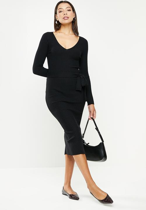 MANGO - Dress goleta - black