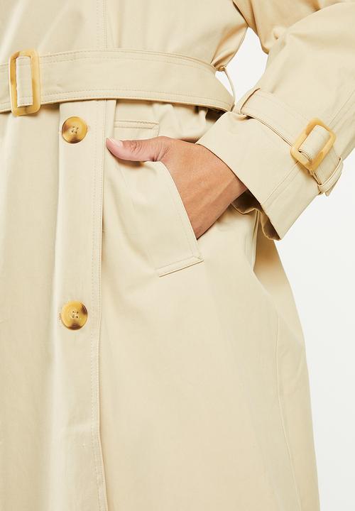 MANGO - Trench coat jordina - light beige