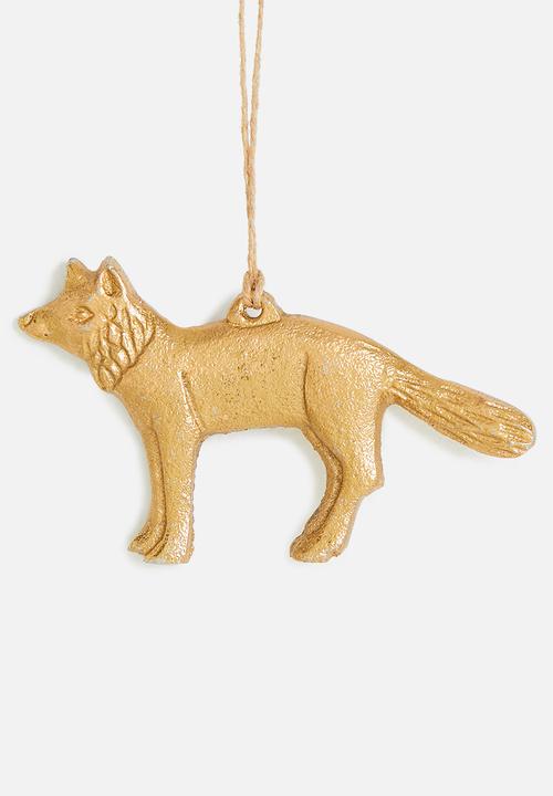 H&S - Assorted hanging animal decoration set of 6 