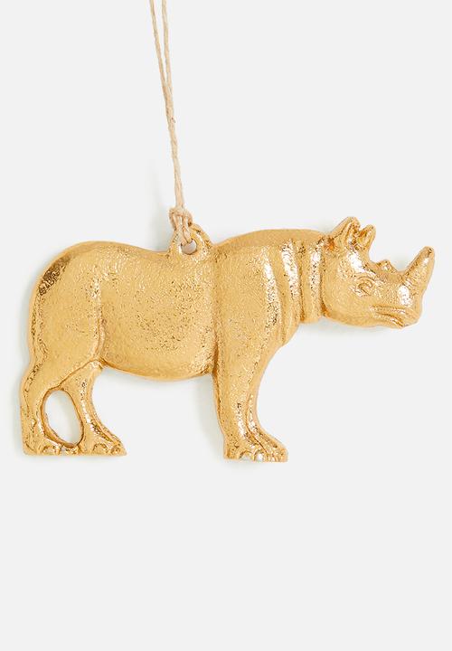 H&S - Assorted hanging animal decoration set of 6 