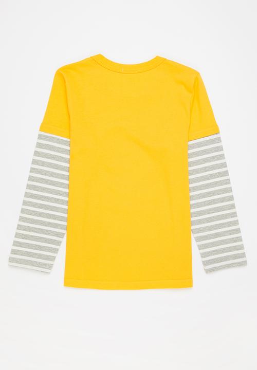 Pop Candy - Boys long sleeve tee - yellow