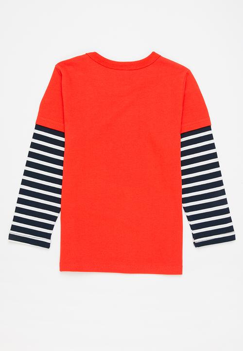 Pop Candy - Boys long sleeve tee - red