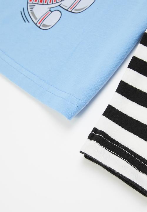 Pop Candy - Boys long sleeve graphic tee - blue