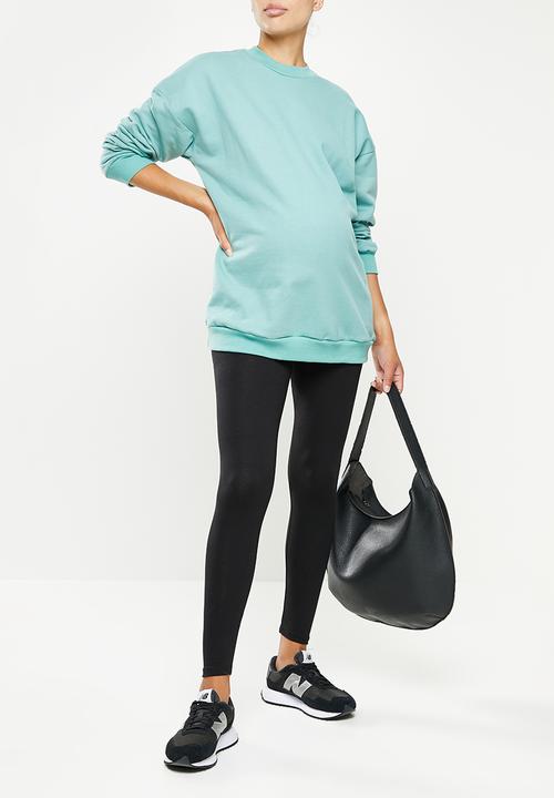 Superbalist - 2 Pack maternity leggings - black & grey melange
