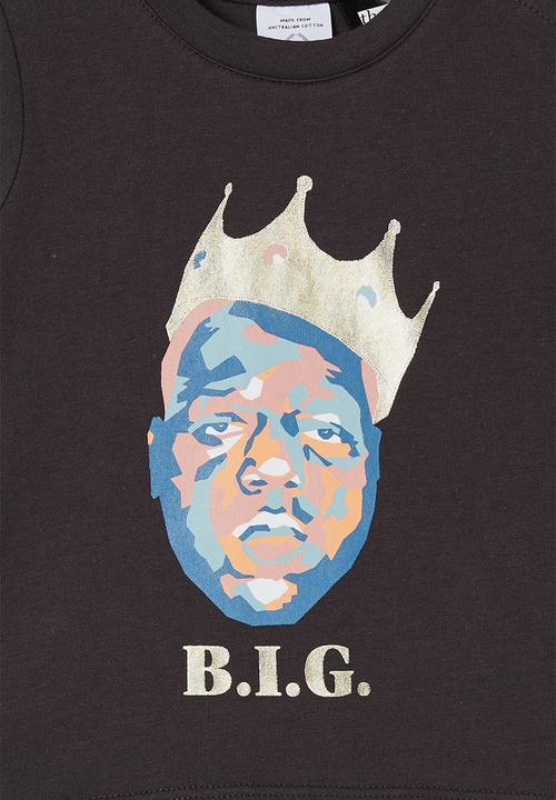Cotton On - Jamie short sleeve tee-license - lcn mt phantom/abstract biggie crown