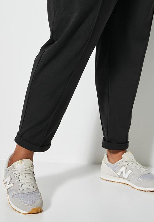 Superbalist - Pintuck turn up jogger - black