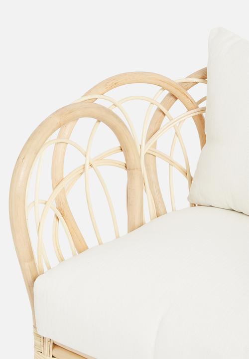 Sixth Floor - Pina rattan arm chair - natural 