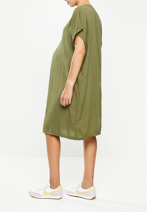 Superbalist - Maternity cacoon dress - olive