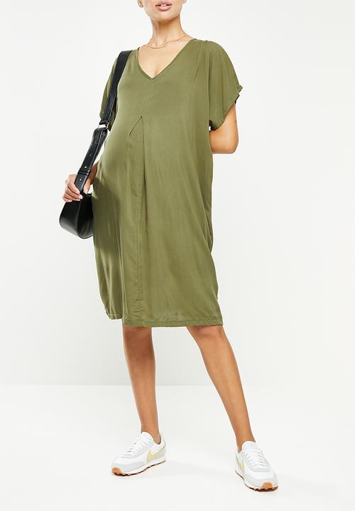 Superbalist - Maternity cacoon dress - olive