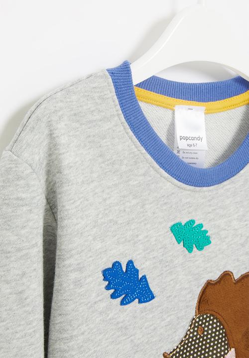 Pop Candy - Boys printed sweatshirt - grey 
