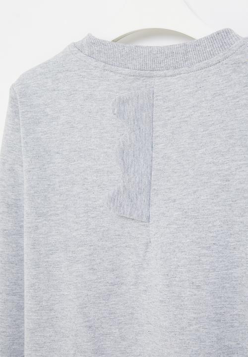 Pop Candy - Boys monster sweatshirt - grey