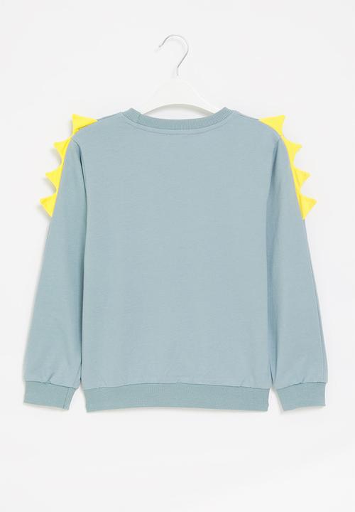 Pop Candy - Dino graphic sweatshirt - light blue