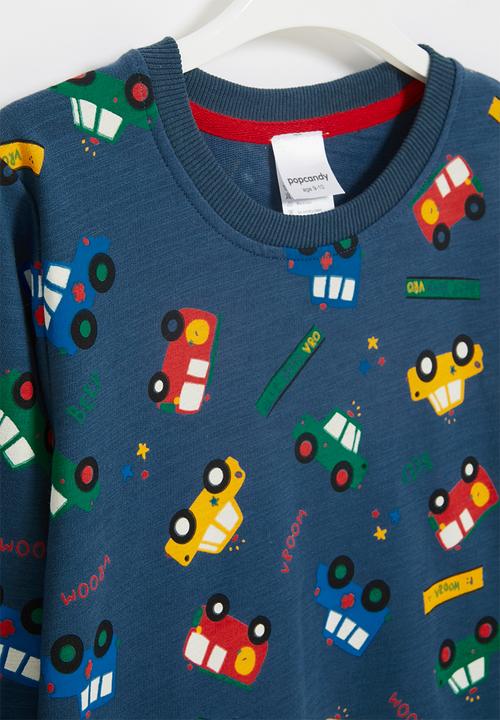 Pop Candy - Aop sweatshirt - blue