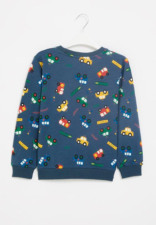 Pop Candy - Aop sweatshirt - blue