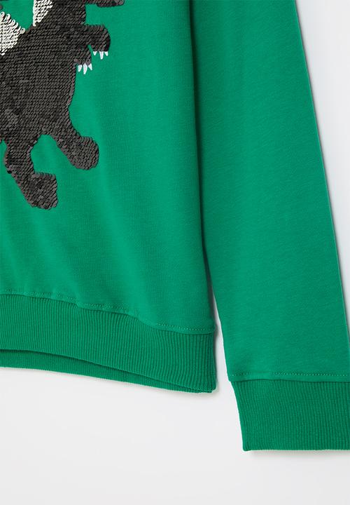 Pop Candy - Dino sweatshirt - green