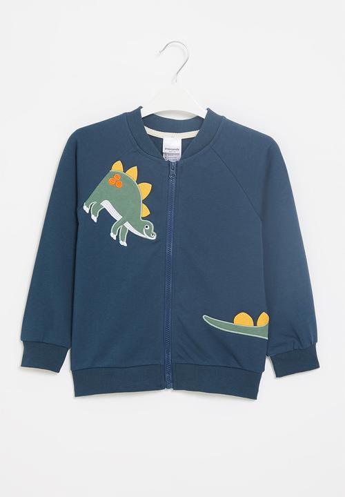 Pop Candy - Dino zip through jacket - navy