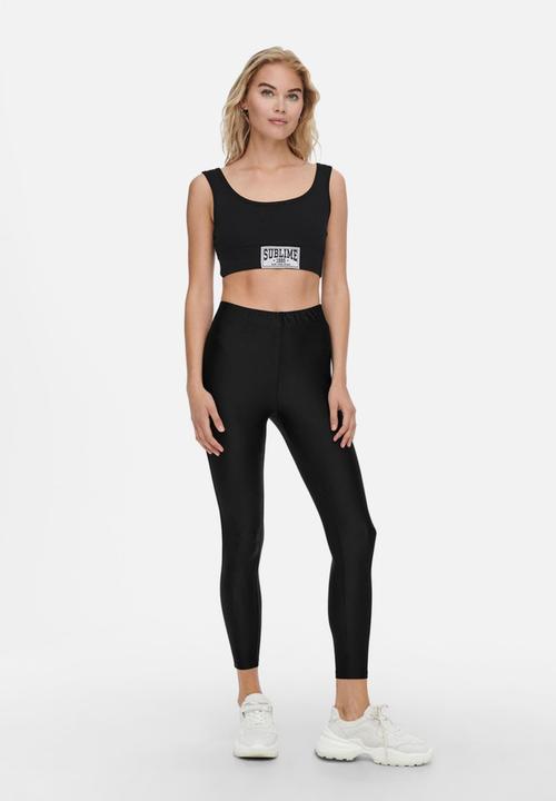 ONLY - Lina shiny leggings - black
