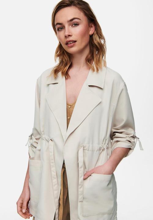 ONLY - Vita belted jacket - moonbeam