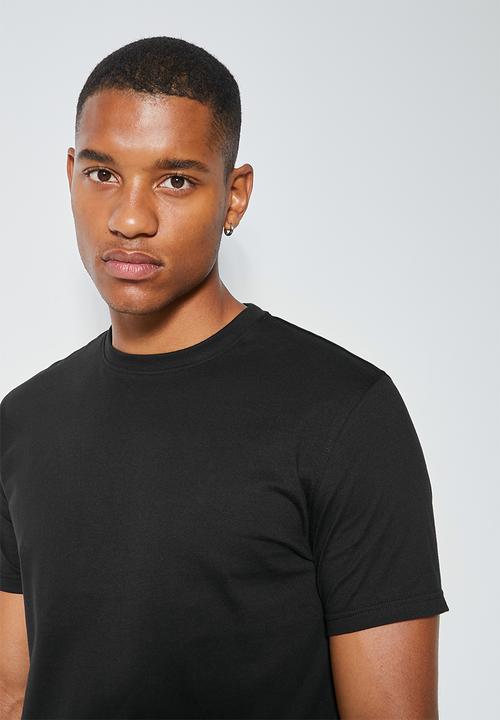 Superbalist - Nate organic crew tee - black