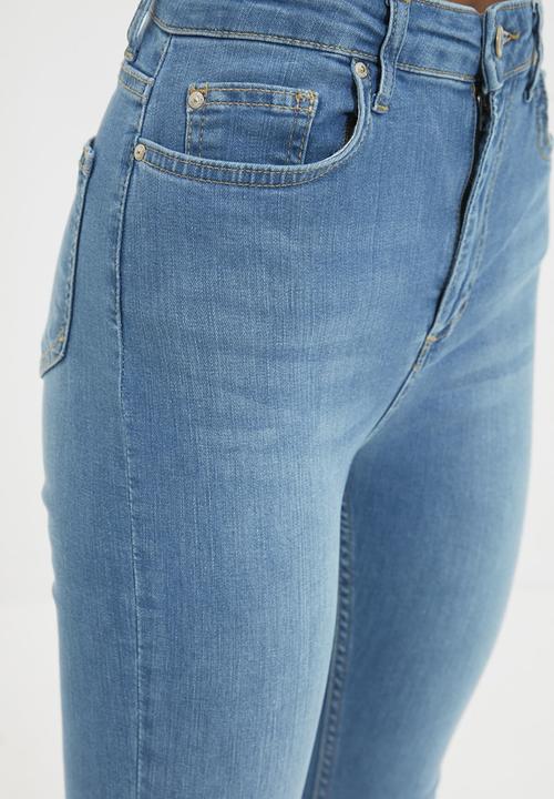 Trendyol - High waist skinny jeans - blue