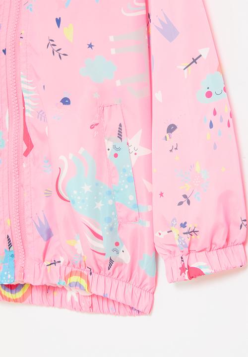 Pop Candy - Unicorn printed windbreaker - pink