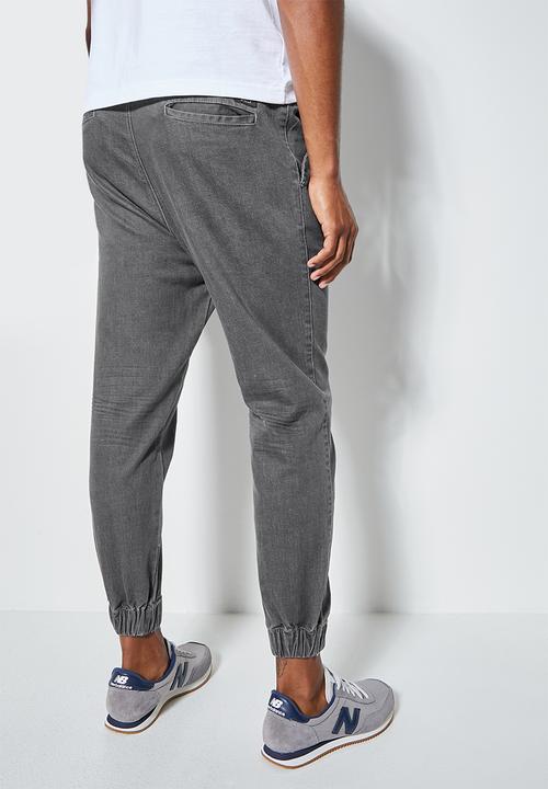 Superbalist - Blaze slim denim jogger - grey