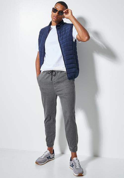 Superbalist - Blaze slim denim jogger - grey