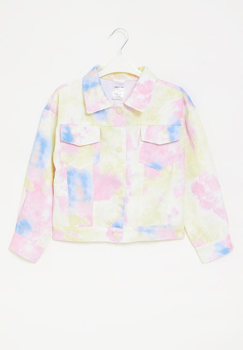 Pop Candy - Tie dye twill jacket - multi