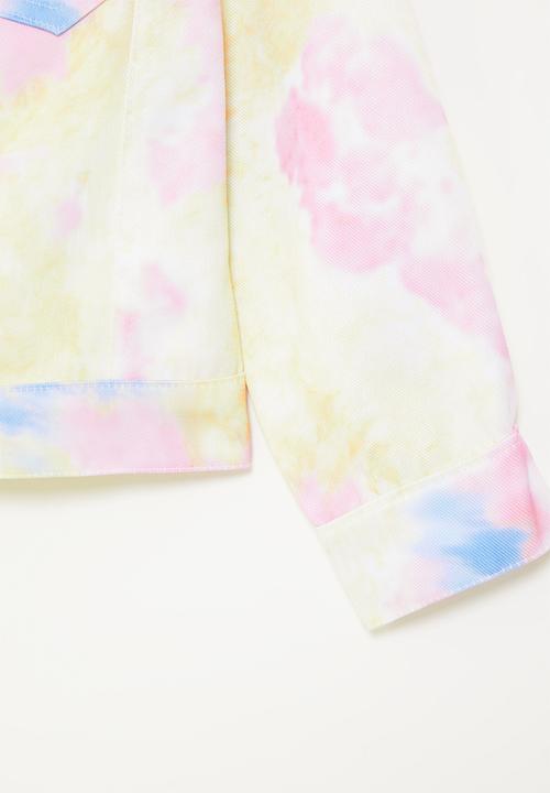 Pop Candy - Tie dye twill jacket - multi