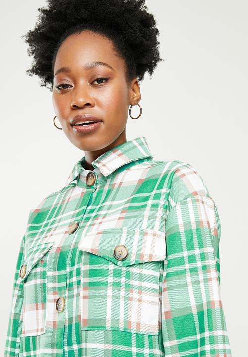 dailyfriday - Check longer length jacket - multi 