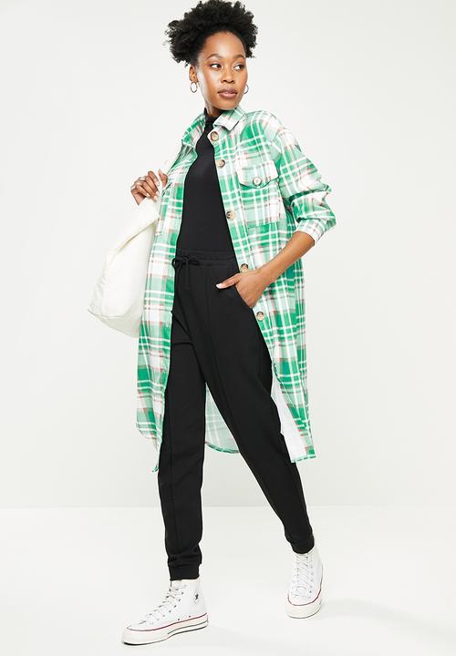 dailyfriday - Check longer length jacket - multi 