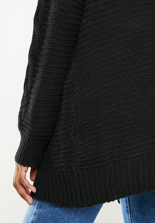 dailyfriday - Chuncky cardi - black