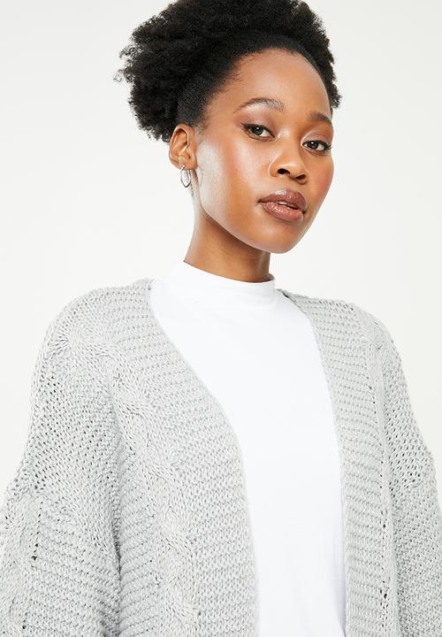 dailyfriday - Chuncky cardi - light grey