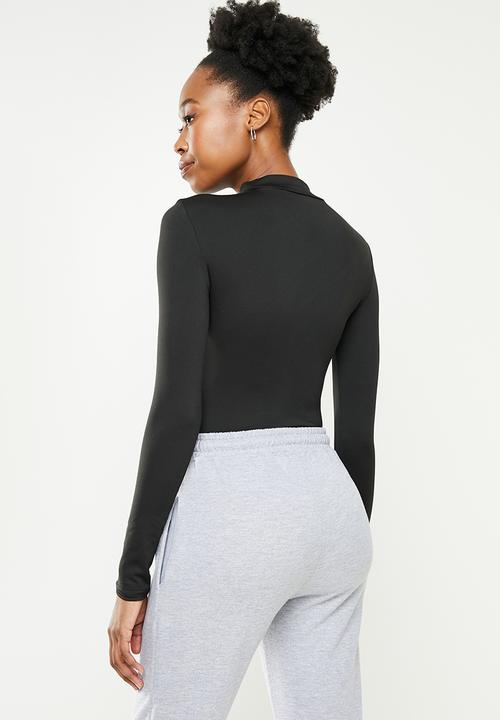 dailyfriday - High neck bodysuit - black
