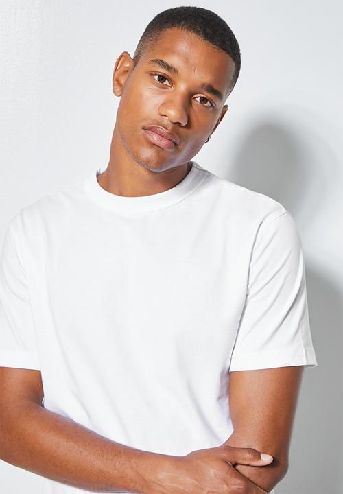 Superbalist - 2-Pack aaron organic crew tee - white