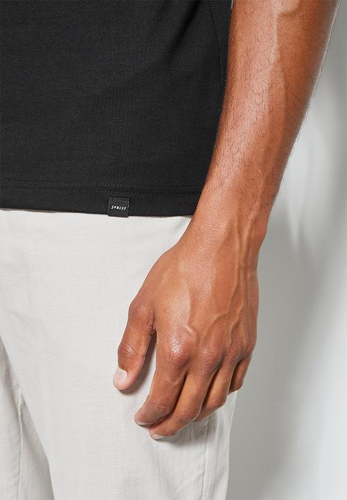 Superbalist - 2-pack aaron organic crew tee - black