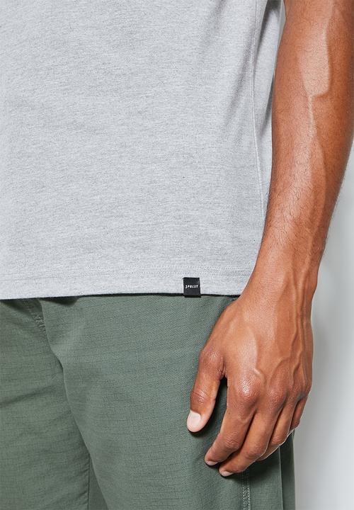 Superbalist - Aaron relaxed fit crew tee - grey melange