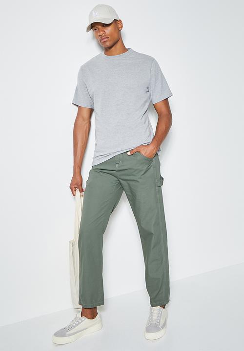 Superbalist - Aaron relaxed fit crew tee - grey melange
