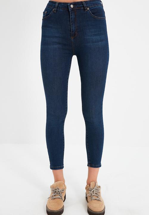 Trendyol - High waist skinny jeans - navy